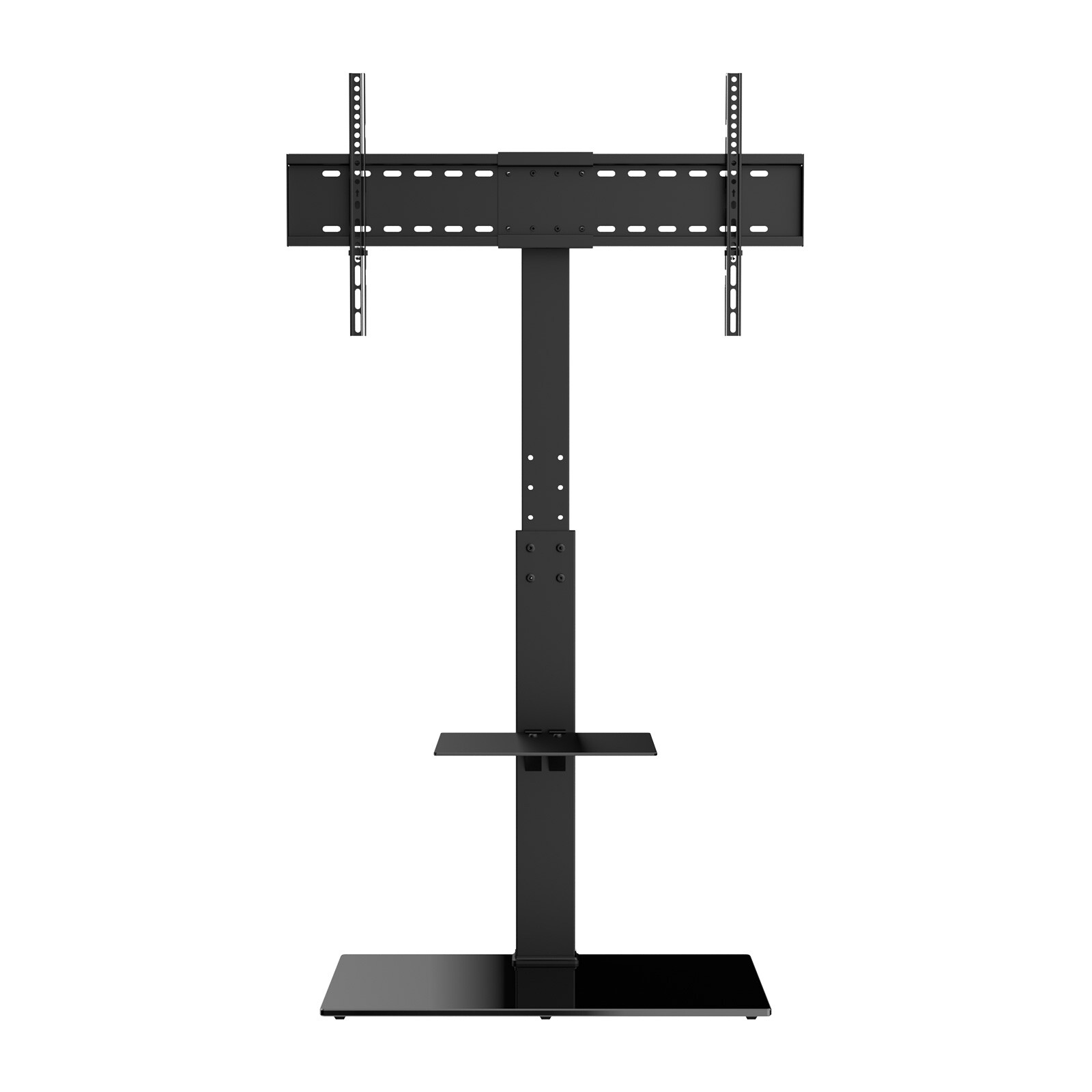 VEVOR TV Mount Bracket Swivel Floor Stand w/ Shelves for 3285 inch LCD