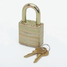 Laminate Padlock, 1.75" Wide Body, Skilcraft, Assembled in the USA