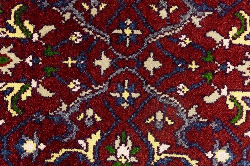 Handmade Maroon Floral Chobi Serapi Rug Oriental Hallway Kitchen Carpet 3X8 ft - Picture 9 of 15