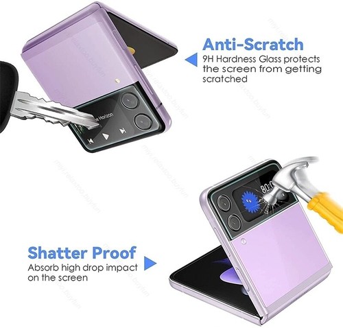 Camera Lens Tempered Glass Screen Protector For Samsung Galaxy Z Flip 6 4 5G - Picture 5 of 7