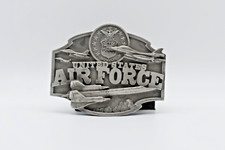 1987 VINTAGE SISKIYOU United States AIR FORCE USAF Military Belt Buckle Made USA
