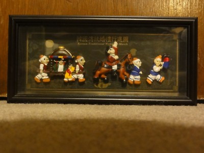 Traditional Wedding March Korea Daejin traditional wedding frame Rare