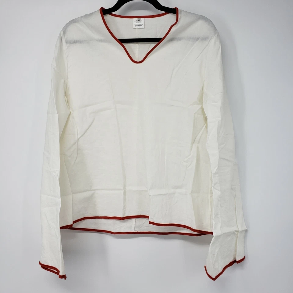 Foro Novedades Disfraz Hippie Dippie Talla L Adulto Talla 42" Pecho Camisa Chaleco Pantalones  Foto 2 de 4