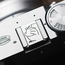 Cartoon Metal Camera Hot Shoe Cover For Olympus Sony Fuji Leica