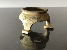 Antique Open Salt Stand – 1800s Ceramic