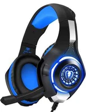 Beexcellent GM-1 Gaming Headset with Surround Sound & Noise-Isolation Mic - Blue