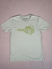 Swing Juice Men’s Size Medium Pickleball Is Life T Shirt Graphic T Shirt Green