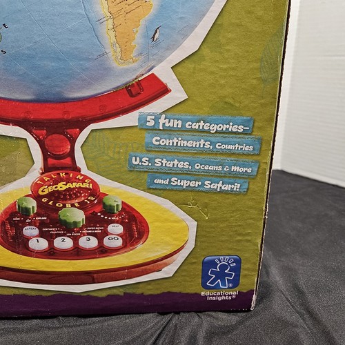 GeoSafari Talking Globe Jr. Educational Insights Teach Quiz 1000's Of Geography - Picture 8 of 14