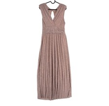 RINASCIMENTO Robe Longue V En Col V Rose Brillante Femme Taille L