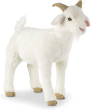 Plush Goat - Soft, Multi-Colored Stuffed Animal Toy for Ages 7 