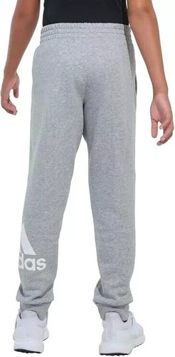 Boy's Adidas Gray Heathr Joggers Pants Size Large 14/16 - Picture 2 of 4