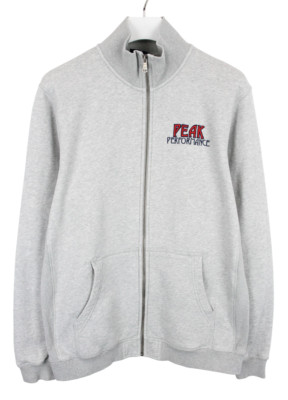 Peak Performance FI SW ZIP Sweatshirt Herren 2XL Mischung Hoher Kragen Taschen