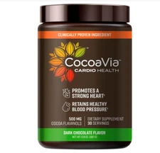 Cardio Health Cocoa Powder 30 Servings 500Mg Cocoa Flavanols Support Heart