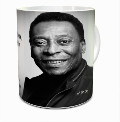 Pele Football Mug Pele Ceramic Mug UK Standard Size 11oz Ceramic Mug