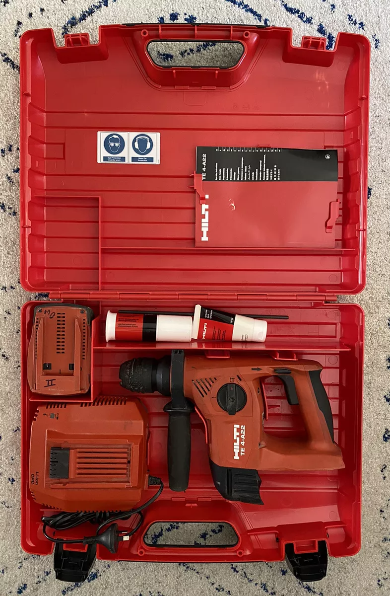 Hilti TE 4 A22 Hammer Drill Kit With Battery And Charger eBay