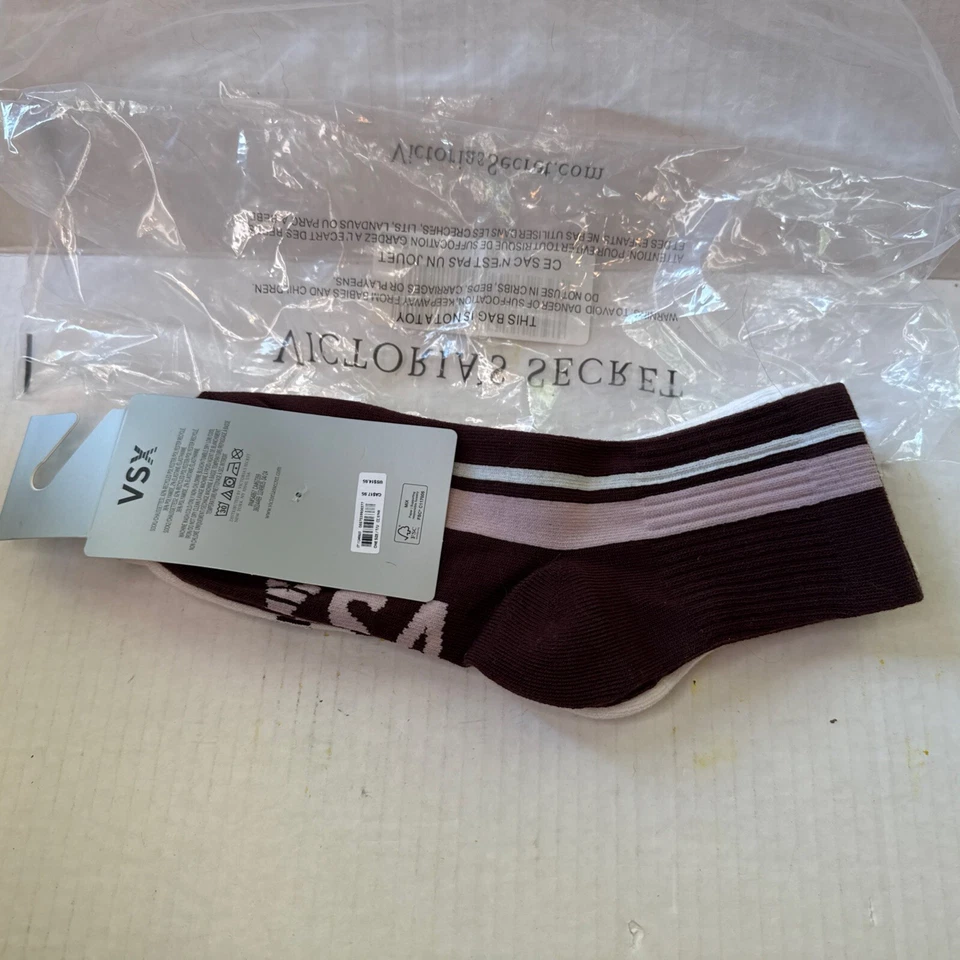 VSX (Victoria Secret) 2 Pk Quarter Socks New - Image 4 of 4