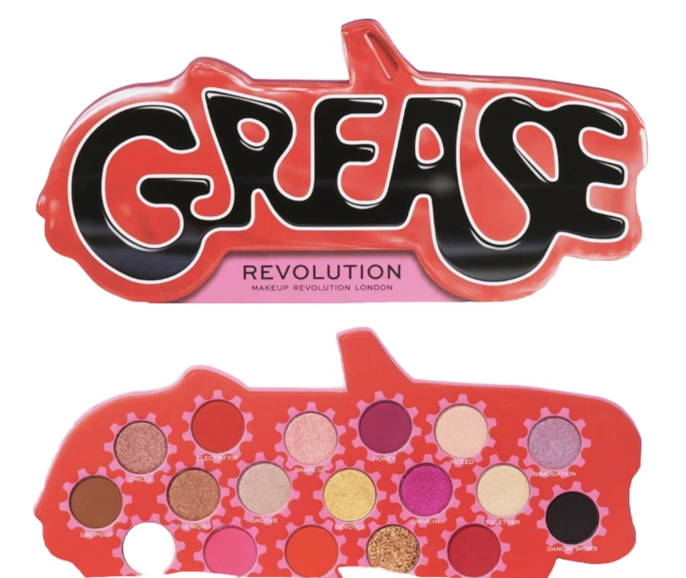 Revolution Beauty Grease It’s The Word Shadow Palette Car Shaped New - Image 2 of 4