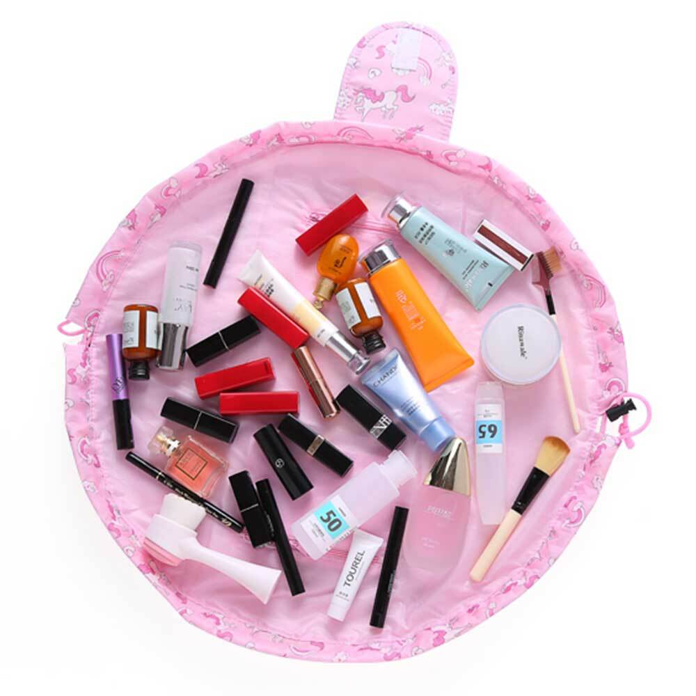 Portable Makeup Drawstring Bag Travel Storage Pouch Magic Cosmetic Make