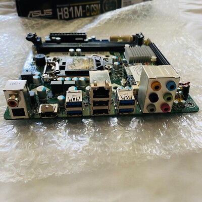 ASUS H81M-C/CSM LGA1150 DDR3 DVI VGA Motherboard