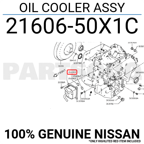 鯵ページ OIL COOLER FITS NISSAN QASHQAI J11 X-TRAIL T32 1,6DCI 2,0