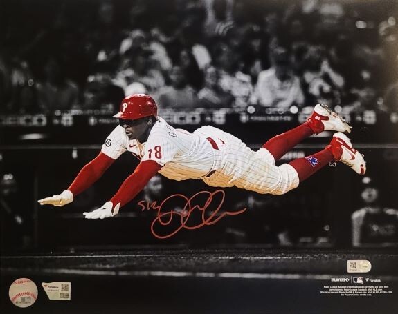 Autographed DIDI GREGORIUS  Philadelphia Phillies 11x14 Photo with Fanatics COA