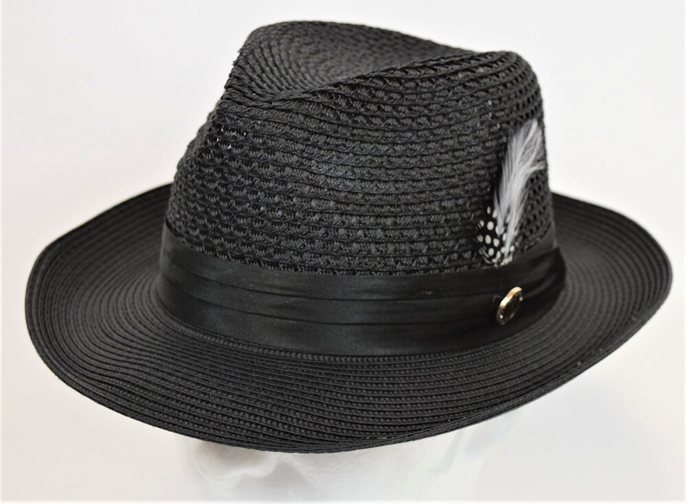Fedora Hat Black Floppy Sun Hat Cheap SONS Brand 