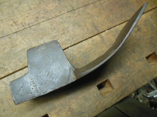 vintage carpenters adze head M H Jones & Co NY old timber frame tool - Picture 3 of 12