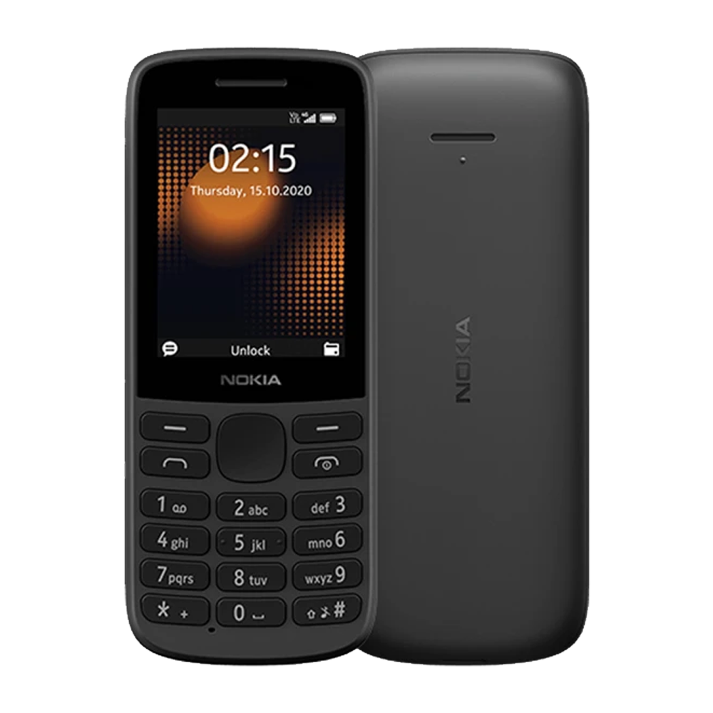 Nokia 215 4G LTE Dual SIM FM radio Bluetooth 128MB 64MB RAM Phone