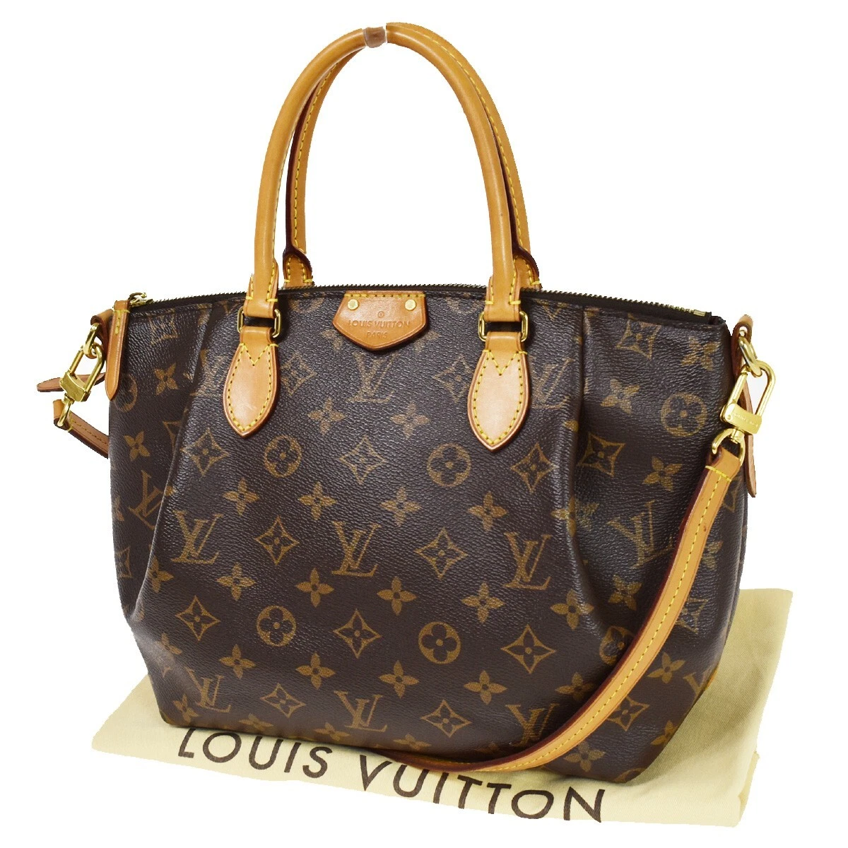 Louis Vuitton Monogram Canvas Turenne MM 2Way Bag Brown