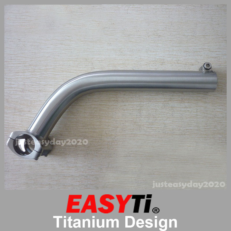 EasyTi 31.8mm Titanium Ti CNC Bike Bicycle Quill Stem for Folding Bike