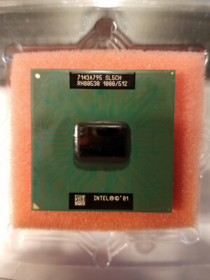 Intel Pentium M-III 512 KB L2 Cache FSB 133 MHz 1.0 GHz Socket 479 CPU SL5CH