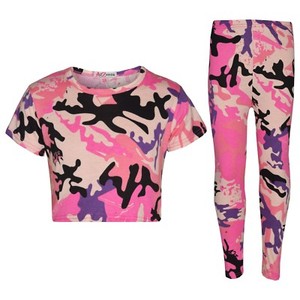 Bebe Fille Rose Designer Imprime Camouflage Trendy Haut Court Leggings Set 7 13 Ebay Bebe Fille Rose Designer Imprime Camouflage Trendy Haut Court Leggings Set 7 13 Ebay