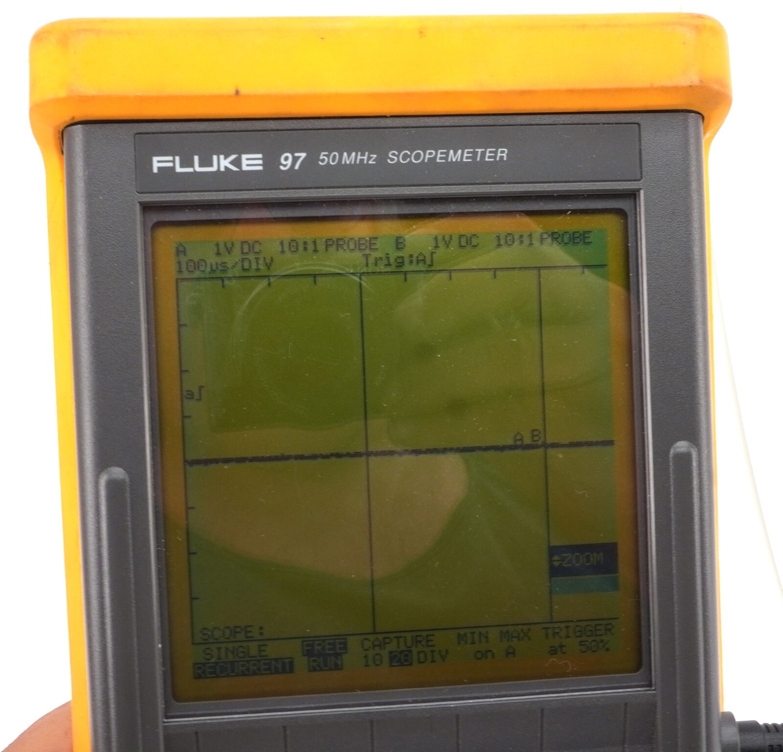 Fluke 97 Auto Scopemeter Dual Trace 50 MHz Handheld Oscilloscope eBay