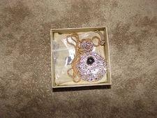 Beria Collection  Black Onyx And Swarovski Elements  18k Yg Over Bronze 