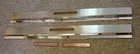 Chrome door entry sills Mercedes W140 / C140 SEC Coupe stainless steel entrances