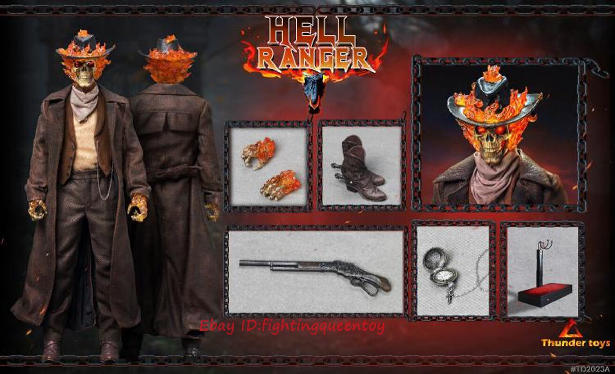 Thunder Toys ゴーストライダー 6インチフィギュア Thunder Toys TD2023A Hell Ranger Ghost Rider 1/6 Figure