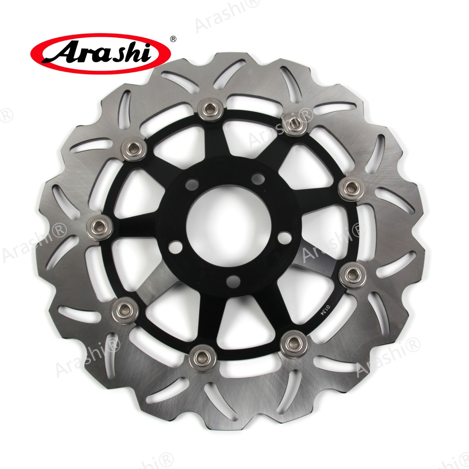 Rgv Rear Brake Disc BLACK Floating Front Brake Disc Rotor For Suzuki RGV GAMMA 250 RGV250 ...