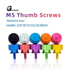 M5 Knurled Thumb Screws Hand Grip Knob Bolts Fit PC Case Camera Model Airplane