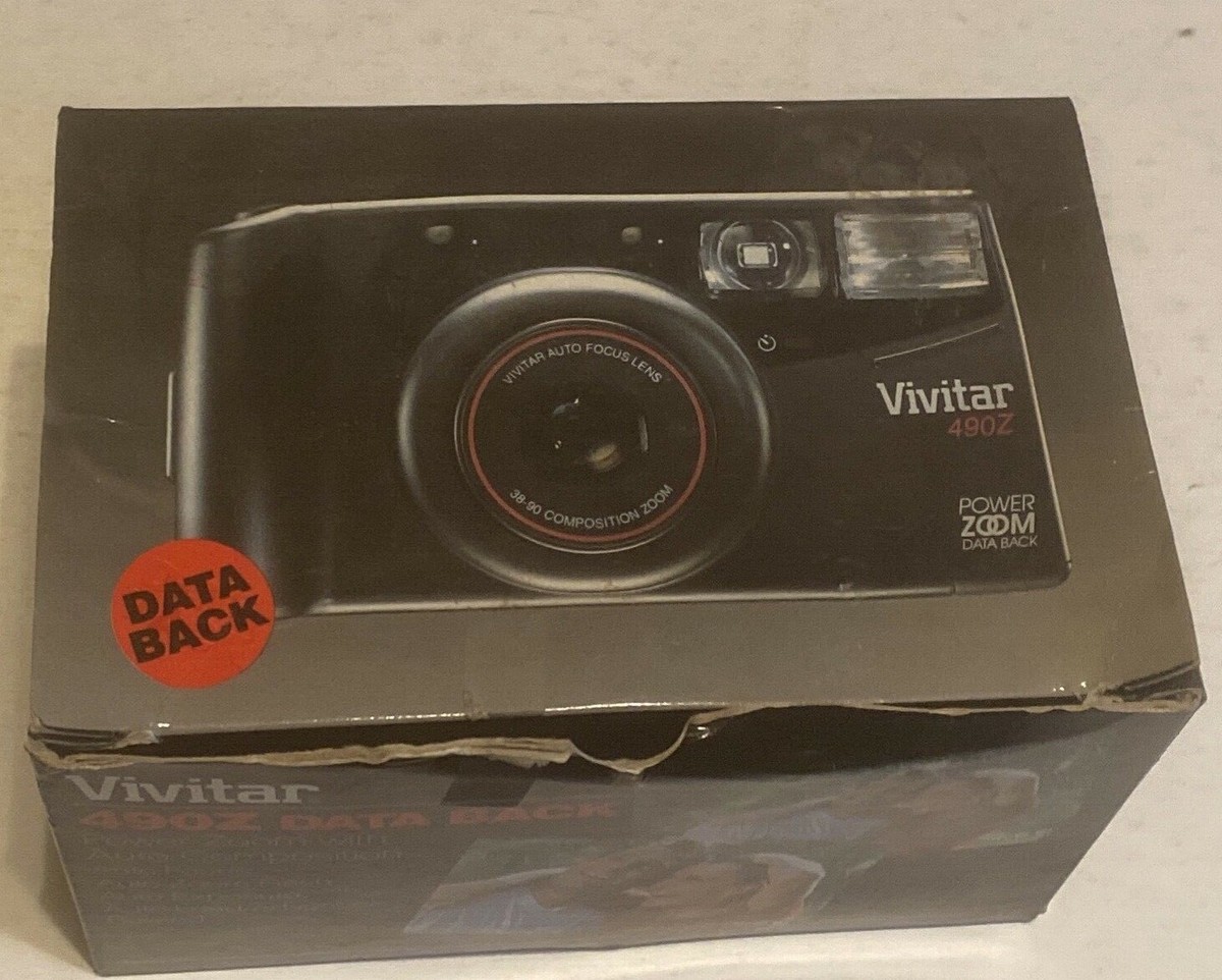 vivitar カメラ　最終値下げ Vintage Vivitar 490z Data Back Camera 1991 Sticker Price $179.99