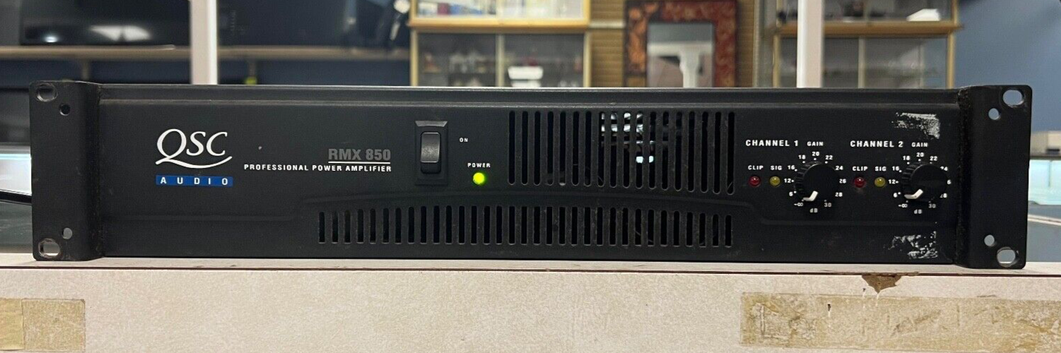 QSC 2 Channel Professional Power Amplifier RMX850 (D) 133587578034 eBay