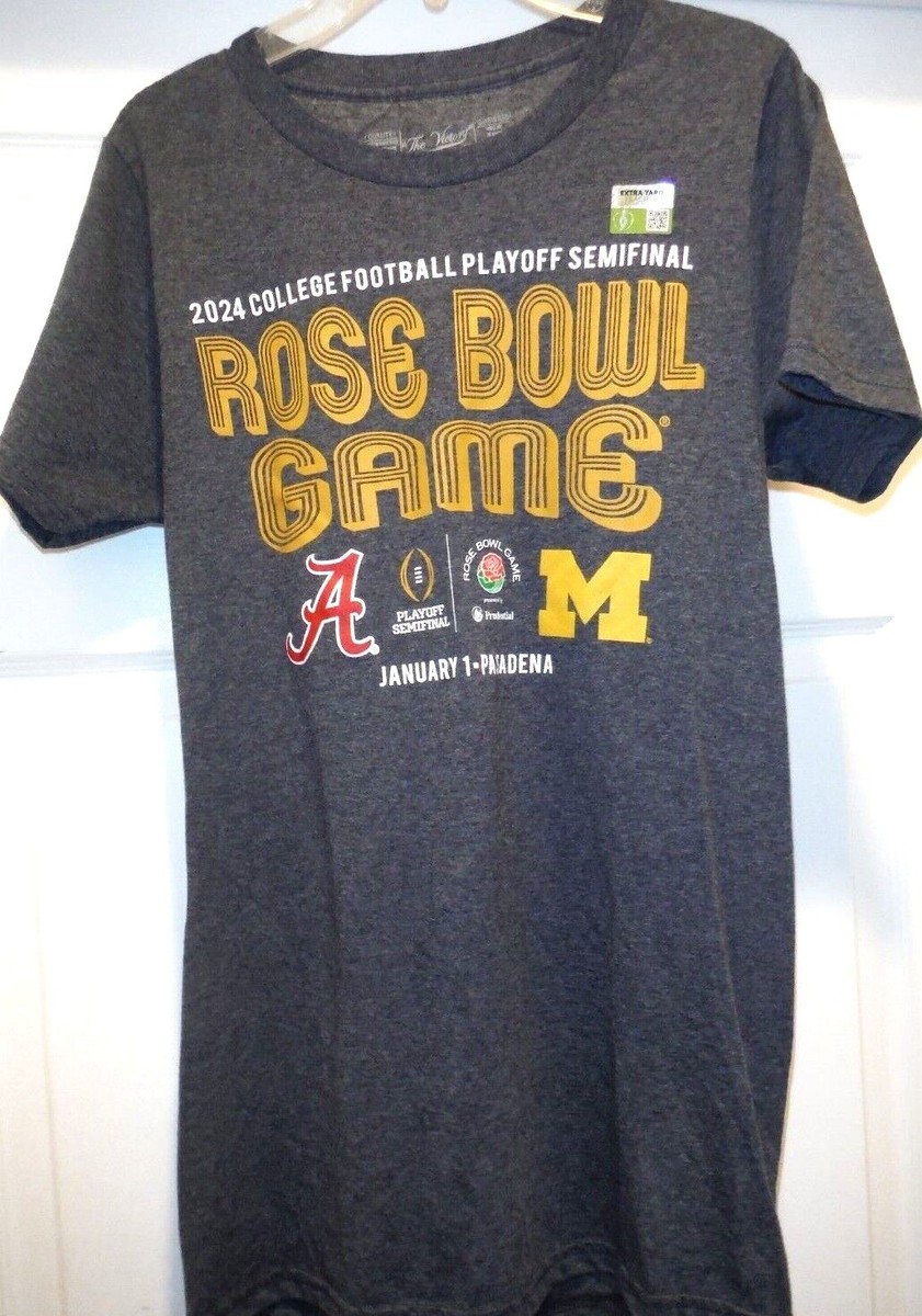 2024 ROSE BOWL SEMI FINAL GAME ALABAMA VS MICHIGAN DUELING T-SHIRT