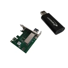 PCI-E Card to USB 3.0 Fiber Optic Extender with Mini Size Super-Speed up to 5 G