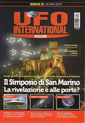 Ufo International Magazine 2016 39. Juni #Das Symposium von San Marino,jj