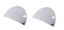 Headlight Headlamp Half Moon Chrome Covers 7 Inch 1955 1956 1957 Belair 210 150