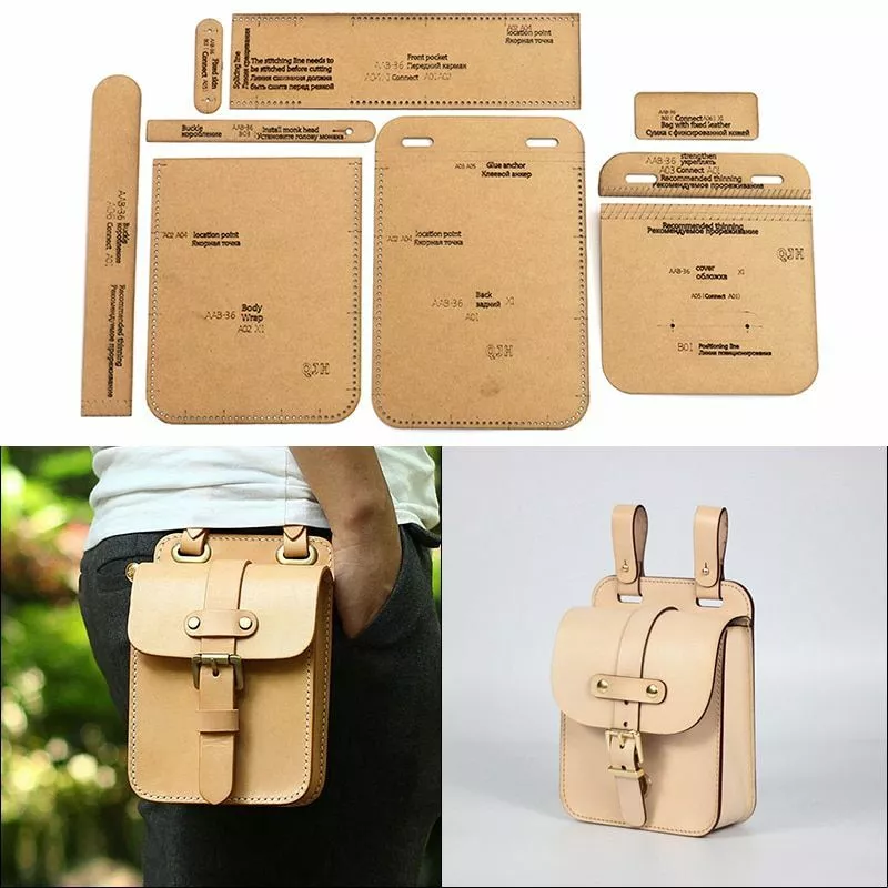 Simple store leather purse