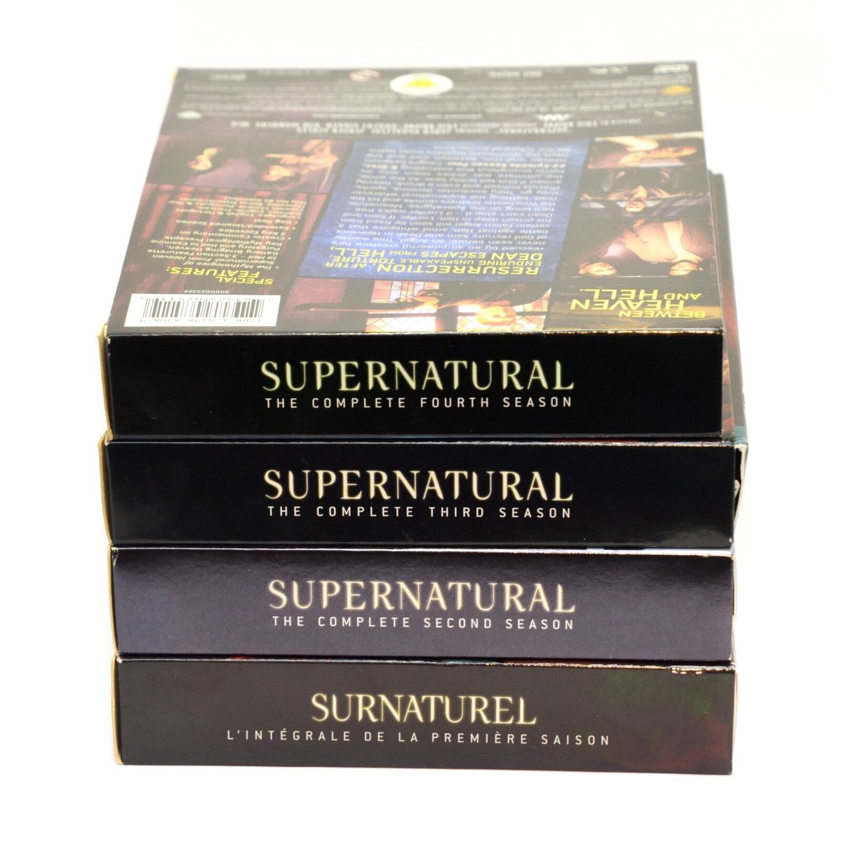 Supernatural TV Series 1-4 Complete Seasons 1, 2, 3, 4 DVD Box Set | eBay Supernatural TV Series 1-4 Complete Seasons 1, 2, 3, 4 DVD Box Set | eBay