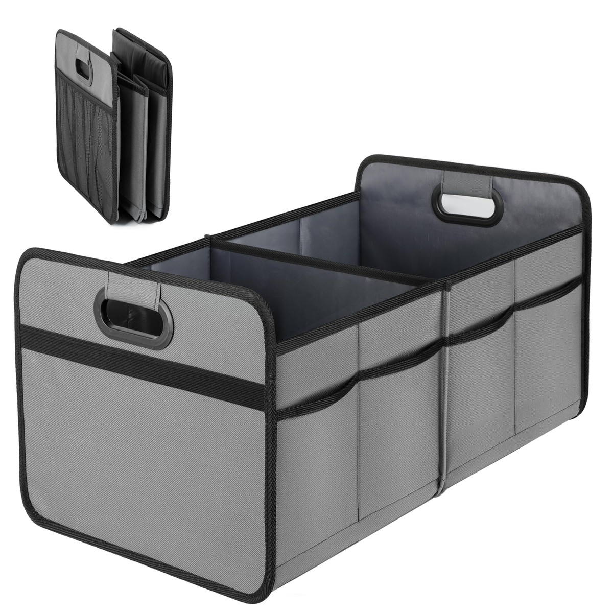 Car Trunk Organizer for SUV Collapsible 2 Compartment 50L