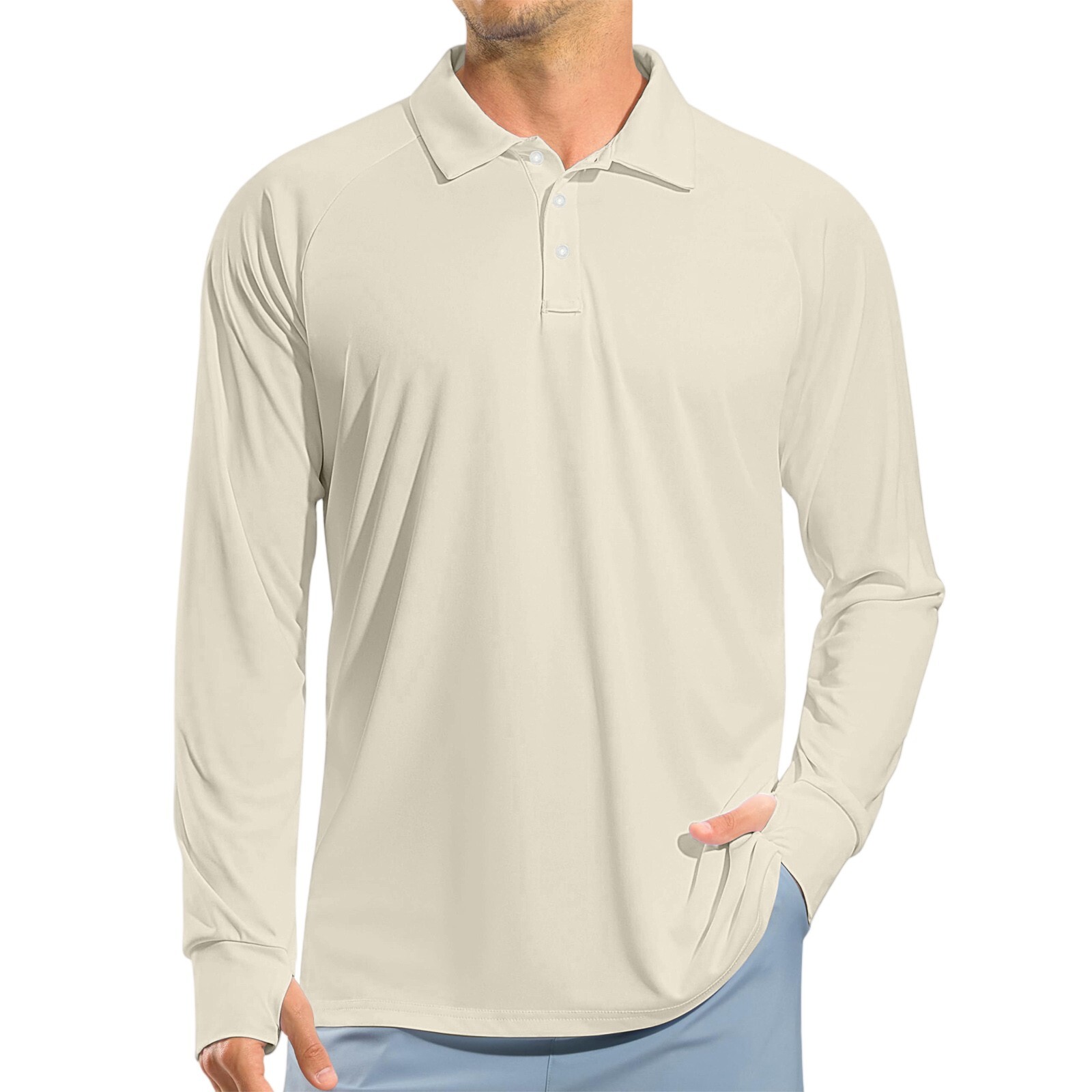 Polo Shirt Upf 50+ Lightweight Sun Protection Cool Shirts