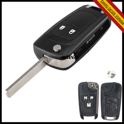 COCHE PARA OPEL 2 BOTONES ASTRA INSIGNIA ESPADIN HU43 MANDO |