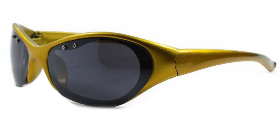 Gafas de sol deportivas rectangulares envolventes de golf de béisbol atléticas al aire libre con marco verde Foto 2 de 4